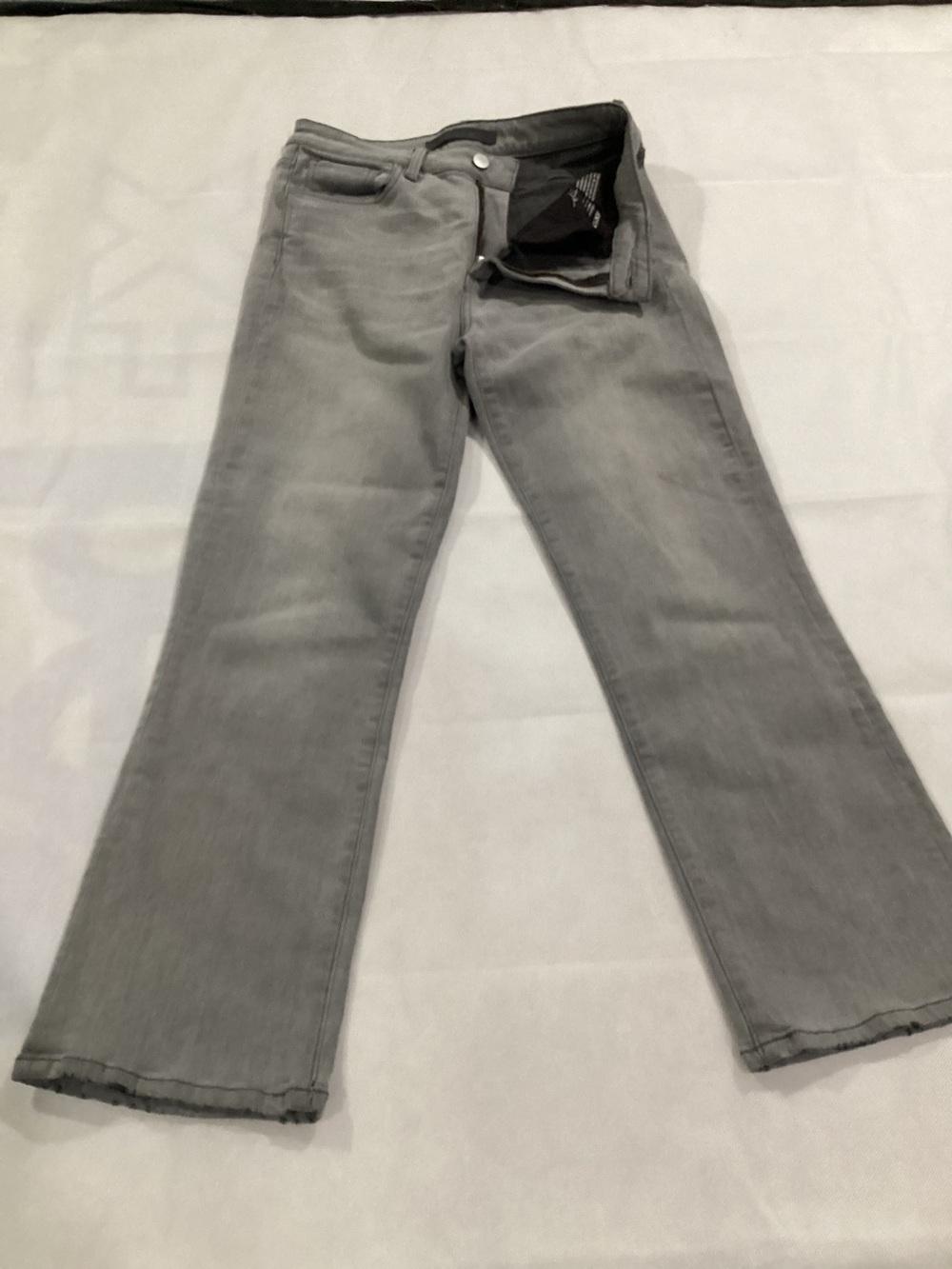 Joe's Jeans Women’s Gray the Callie Boot Cut Denim cropped boot size 28 #19